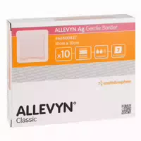 Allevyn Ag Gentle Border 10x10 Cm Wundverband 10 St