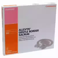 Allevyn Gentle Border 16,8x17,1 Cm Sacrum Schaumv 5 St Verband