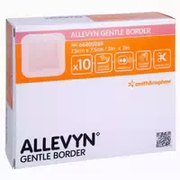 Allevyn Gentle Border 7,5x7,5 cm Schaumverband