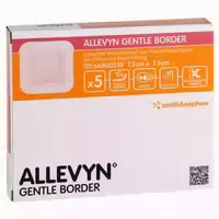 Allevyn Gentle Border 7,5x7,5 cm Schaumv 5 st