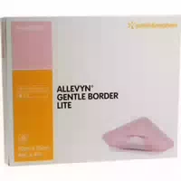 Allevyn Gentle Border Lite 10x10 cm Schaumverb