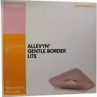 Allevyn Gentle Border Lite 15x15 Cm Schaumverb 10 St Verband