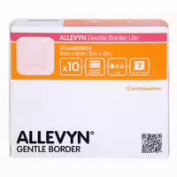 Allevyn Gentle Border Lite 5x5 cm Schaumverb
