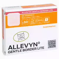 Allevyn Gentle Border Lite 5x5 cm Schaumverb 10 st