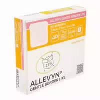 Allevyn Gentle Border Lite 7,5x7,5 cm Schaumverband