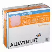 Allevyn Life 10,3x10,3 Cm Silikonschaumverband 10 St Verband