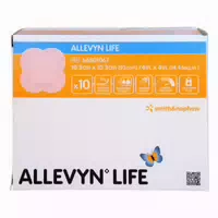 Allevyn Life 10,3x10,3 Cm Silikonschaumverband 10 St Verband