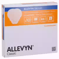 Allevyn Sacrum Klein 17x17 cm Wundverband Haftend