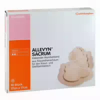 Allevyn Sacrum Klein Kontourierte Wundauflage 10 st Verband