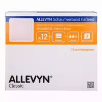 Allevyn Schaumverband 12x13 Cm Haftend 12 St Verband
