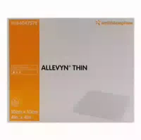 Allevyn Thin 10x10 cm Dünne Wundauflage