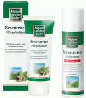 Allgäuer Latschenkiefer Besenreiser Pflegebalsam 75 ml Kältespray 150 ml