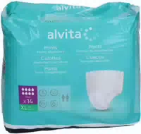 Alvita Inkontinenz Pants Maxi Medium Nacht 14 st