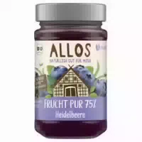 Allos Bio Frucht Pur 75 % Heidelbeere