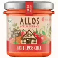 Allos Roter Linsen Aufstrich Italienische Kräuter 140 g