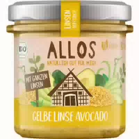 Allos Linsen‑aufstrich Gelbe Linse Avocado
