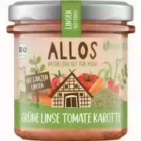 Allos Linsen‑aufstrich Grüne Linse Tomate Karotte