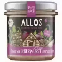 Vegane Leberwurst mit Zwiebeln
