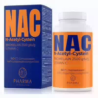 Nac N Acetylcystein 600 mg mit Bromelain 2500 Gdu g und Vitamin C – Entgiftend und Antioxidativ