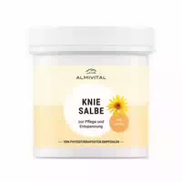 Almivital Kniesalbe mit Arnika, Kampher & Sanddornöl – Pflege und Entlastung für Beanspruchte Knie 250 ml