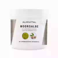 Almivital Moorsalbe Mit Moor Extrakt, Arnika, Rosskastanienextrakt & Rosmarinöl – Intensive Pflege