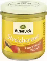 Streichcreme mit Papaya & Curry