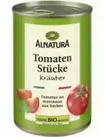 Alnatura Tomatenstücke Kräuter in der Dose