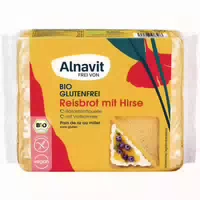 Alnavit Bio Reisbrot mit Hirse