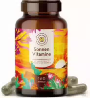Vitamin D3, K2 Vitamk 7, 99,99% All Trans und Pflanzliche Omega 3 Fettsäuren