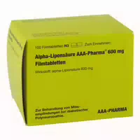 Alpha Liponsäure Aaa Pharma 600 Mg Filmtabletten