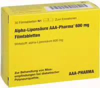 Alpha Liponsäure Aaa Pharma 600 mg 30 Filmtabletten
