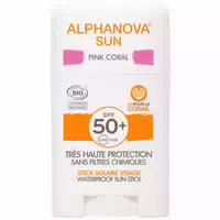 Alphanova Sun Sonnenstick Pink Coral Gesicht Lsf 50 Bio