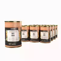 Ente Huhn Nassfutter für Welpen 12er 4800 g