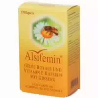 Alsifemin Gelée Royale und Vitamin E Kapseln mit Ginseng