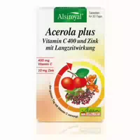 Alsiroyal Acerola Plus Vitamin C 400 mit Langzeitwirkung, 30 st