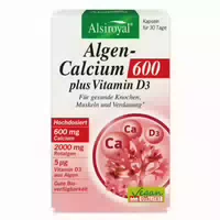 Alsiroyal Algen Calcium 600 Plus Vitamin D3