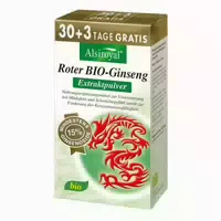 Alsiroyal Roter Bio Ginseng Extraktpulver 30 3 Btl 15% Ginsenoside 33 g