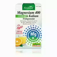 Alsiroyal Magnesium 400 Citrat Kalium Trinkgranulat