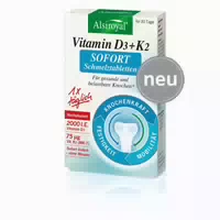 Alsiroyal Vitamin D3 K2 Sofort Schmelztabletten, 30st