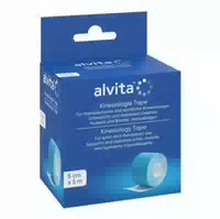 Alvita Kinesiologie Tape 5 Cmx5 m Blau 1 st