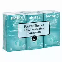 Alvita Taschentücher 6x10 st