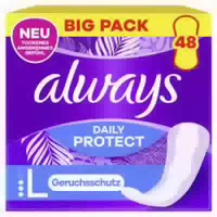 Always Daily Protect Slipeinlagen Large mit Duft