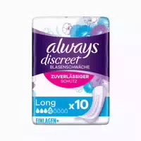Always Discreet Inkontinenz Einlagen Plus Long 10 St