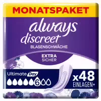 Always Inkontinenzeinlagen Discreet Ultimate Tag