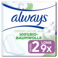 Always Ultra Binde Cotton Protection Long mit Flügeln Mp 9 Magic Paper Damenbinden