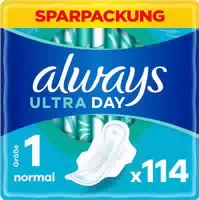 Always Ultra Binde Normal mit Flügeln Monatspaket