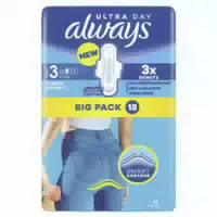 Always Ultra Day Binde Long mit Flügeln Größe 2