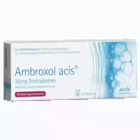 Ambroxol Acis 30mg 40 st Tablette zur Herstellung einer Lösung zum Einnehmen