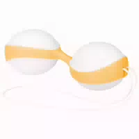 Amor Vaginalkugeln Weiß Goldgelb