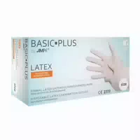 Basic Plus U Hands Latex Unster Puderfre 100 St